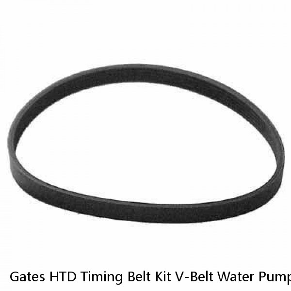 Gates HTD Timing Belt Kit V-Belt Water Pump Valve Cover Gaskets for 06-11 Accent