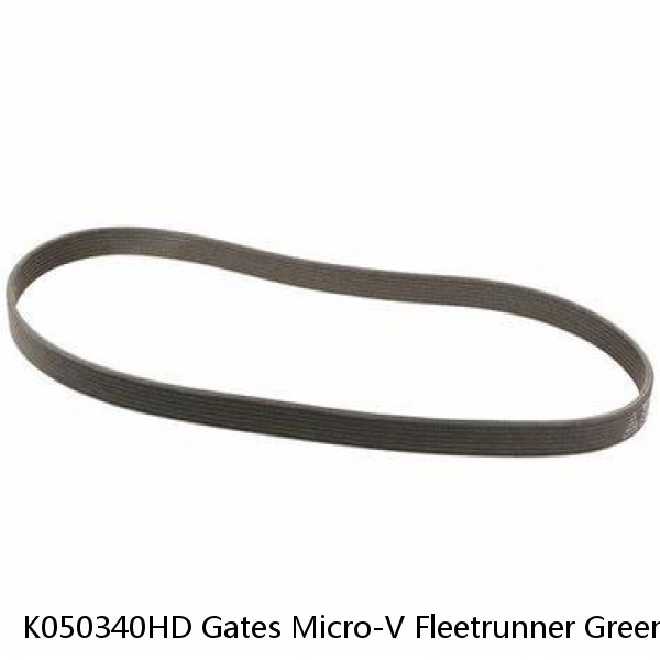 K050340HD Gates Micro-V Fleetrunner Green Stripe Serpentine Belt Made In Mexico #1 small image