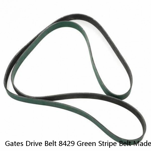 Gates Drive Belt 8429 Green Stripe Belt Made in USA NOS No box #1 small image