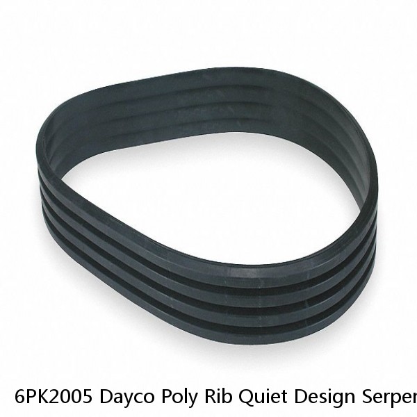 6PK2005 Dayco Poly Rib Quiet Design Serpentine Belt Free Shipping Free Returns #1 small image