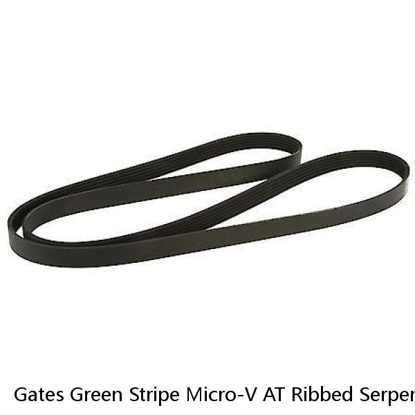 Gates Green Stripe Micro-V AT Ribbed Serpentine Belt K081223 / 5081223 USA #1 image