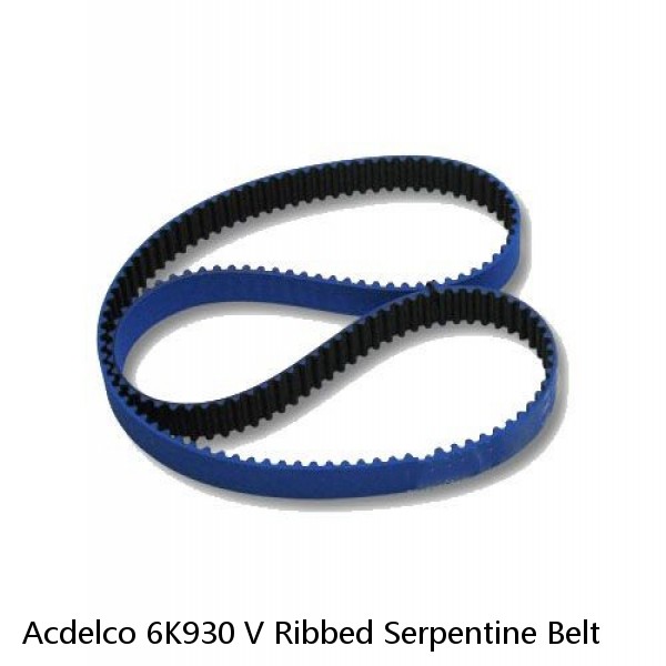 Acdelco 6K930 V Ribbed Serpentine Belt #1 image