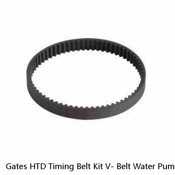 Gates HTD Timing Belt Kit V- Belt Water Pump for 2005-2010 Hyundai Kia 2.0L⭐⭐⭐⭐⭐ #1 image