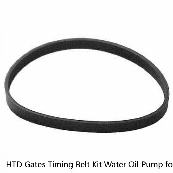 HTD Gates Timing Belt Kit Water Oil Pump for 06-11 Hyundai Accent Kia Rio Rio5 #1 image